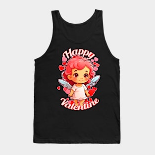 Happy Valentines cute doll Tank Top